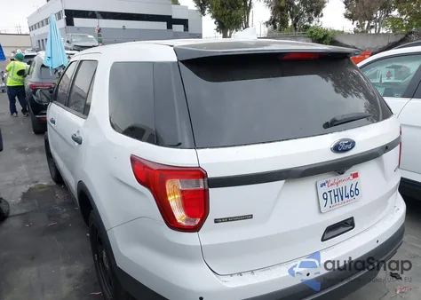 2017 Ford Explorer Police Interceptor z USA, uszkodzony, nr VIN 1FM5K8AR7HGE01281